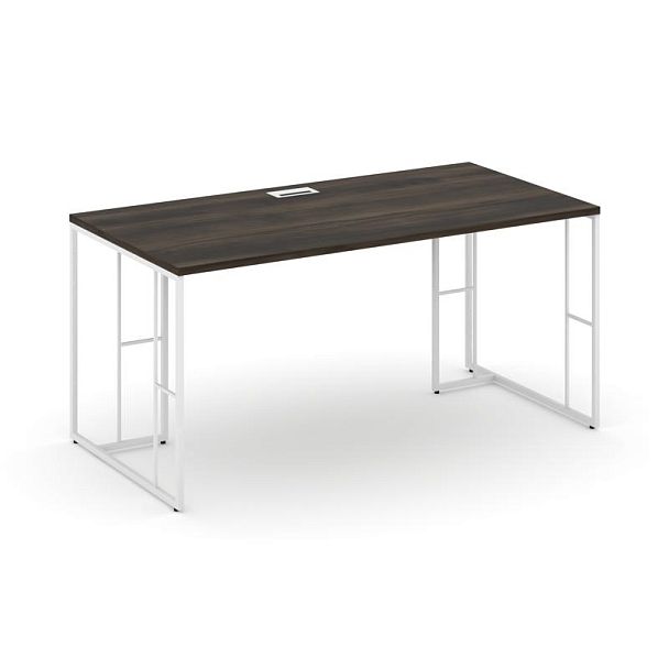 Rift Direct Стол руководителя RF.SR-023 Дуб Мали/Металл Белый 1380*800*750 - Вид 1