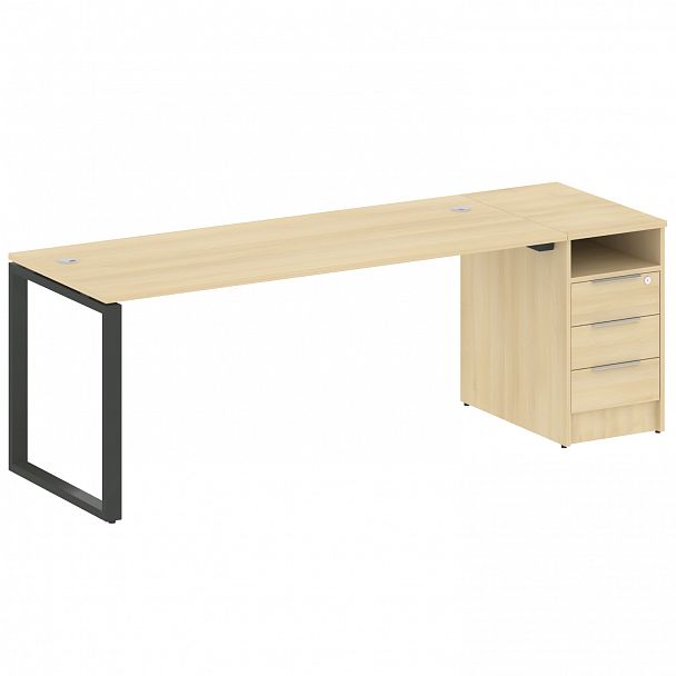 Рабочая станция "Metal System" БО.РС-СТП -1.5 акация/антрацит - Вид 1