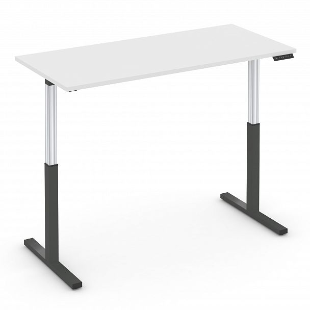 Стол электроподъемный "MOVE UP" MV.SE-4.7 Антрацит металл / Белый Бриллиант - Вид 3