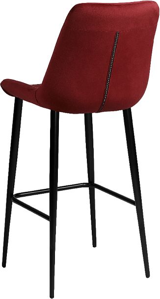 Барный поворотный стул Эйден, Confetti bordo/черный - Вид 6