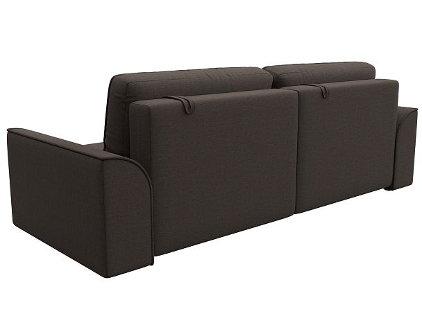 Диван прямой Лига-048 НПБ Рогожка коричневый - Вид 5