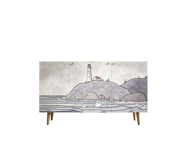 Комод с принтом 51 Berber арт BB01/Print_51 - Вид 1