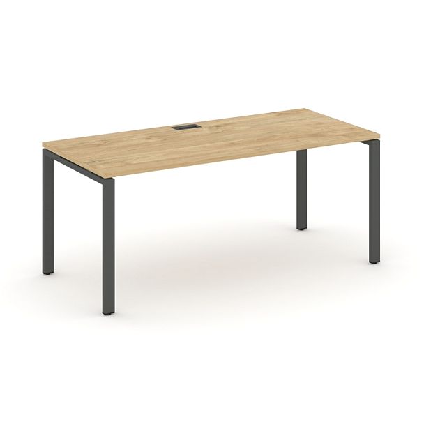 Style Project Direct Direct Стол письменный SN-6P.SR-016.M Тиквуд Светлый/Металл Антрацит 1980*700*750 - Вид 1