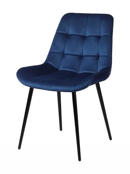 Комплект стульев Эйден, Confetti blue/черный, 2 шт. - Вид 1