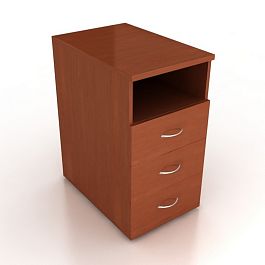 Тумба Менеджер Т-04/1+ДТС орех - Фото предпросмотра