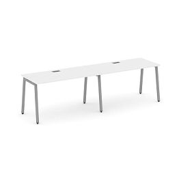 Стайл Проджект Рабочая станция 1 сторон. SN-4A.ORS-001 Белый/Металл Серый 1960*600*750 - Фото предпросмотра