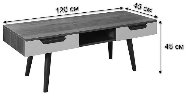 ТВ-тумба Сканди Жемчужно-белый - Вид 2