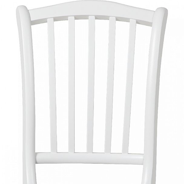 Стул деревянный с жестким сиденьем Элин Белый/Темный орех - Вид 7