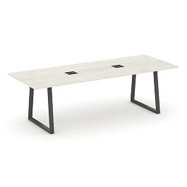 Style Project Direct Direct Стол переговорный SN-6T1.SPRG-258 Дуб Наварра/Металл Антрацит 2580*980*750 - Фото предпросмотра