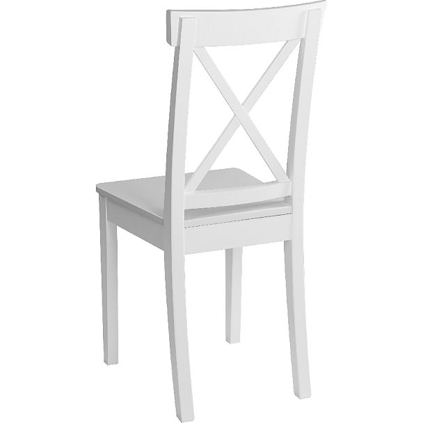 Стул деревянный с жестким сиденьем Бергольф Белый - Вид 5