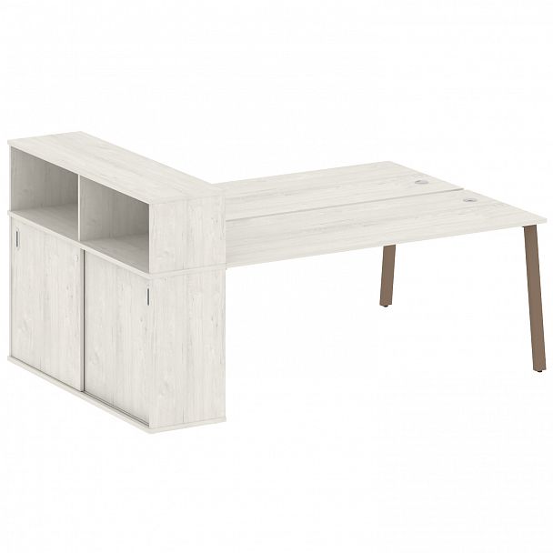 Рабочая станция "Metal System" БА.РС-СШК-2.5 дуб наварра/мокко - Вид 1