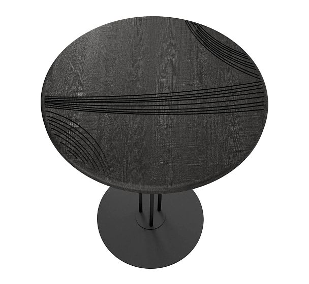 Столик журнальный Sheffilton SHT-CT44-2/H43 сонора/черный муар - Вид 4