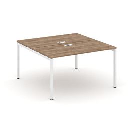 Стайл Проджект Рабочая станция 2-х сторон. SN-4P.DRS-002 Дуб Табак/Металл Белый 1180*1232*750 - Фото предпросмотра