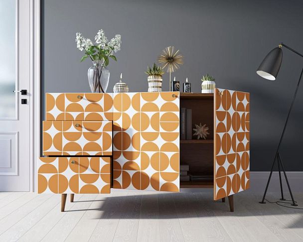 Комод Berber с двумя дверками и ящиками принт 14 арт BB17/Print_14 - Вид 2