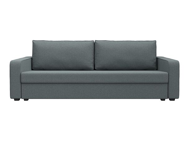 Диван прямой Лига-009 Рогожка серый - Вид 2