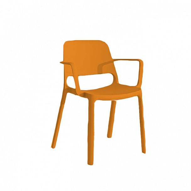 Стул Nuke B orange, стопируемый - Вид 1