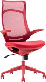 Кресло руководителя Everprof Spirit (Спирит) Сетка Красный - Фото предпросмотра