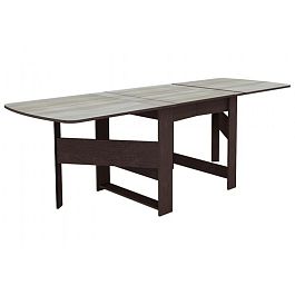 Войцех5 СТОЛ-КНИЖКА 276(2294)х803 венге/шимо светлый (СНЯТ) - Фото предпросмотра