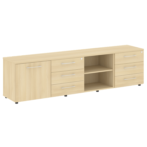 Yalta Тумба модульная LT.TS-4.1 (R) Акация 2188*450*580 - Вид 1