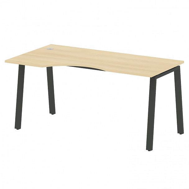Стол "Metal System" БА.СА-1 акация/антрацит - Вид 2
