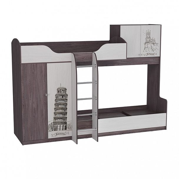 Кровать 2х ярусная №2 "Омега 18" - Вид 1