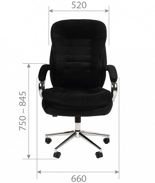 Кресло CHAIRMAN HOME 795, ткань велюр, бежевый - Вид 5