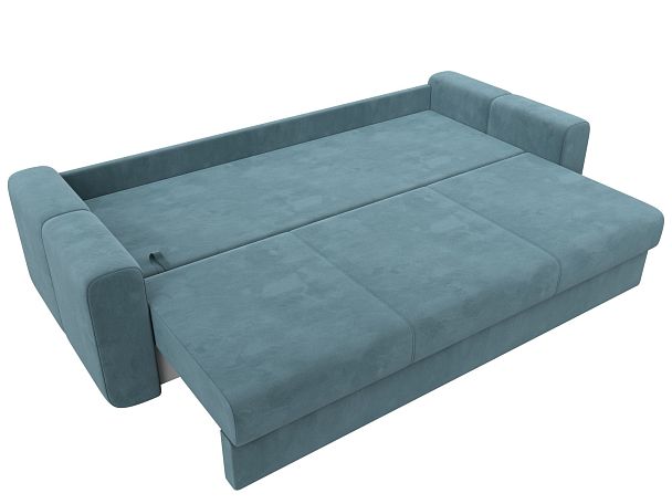 Прямой диван Лига-031 Велюр бирюзовый - Вид 8
