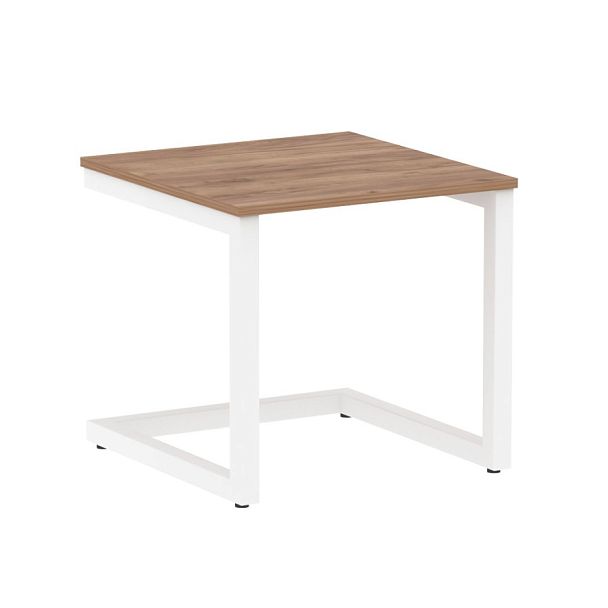 Home Office Стол журнальный VR.SP-2-58.G Дуб табак/Белый металл 580*600*550 - Вид 1