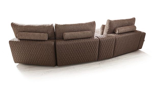 Aldo угловой модульный диван с терминальным углом и баром - Вид 2