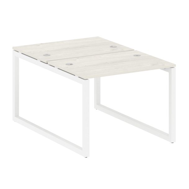 Metal System Quattro Р. ст. на О-образном м/к 50БО.РАС-СП-2.1 Дуб наварра/Белый металл 1000*1475*750 - Вид 1