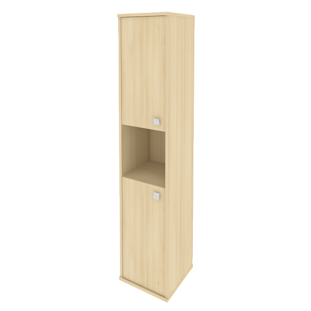 Style Шкаф высокий узкий левый Л.СУ-1.5 (L) Акация 412*410*1980 - Вид 1
