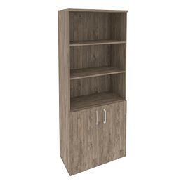 Onix Шкаф высокий широкий O.ST-1.1 Тиквуд темный 800*420*1977 - Фото предпросмотра