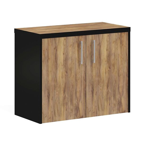 Шкаф низкий "Парламент" ПК-ПРЛ-Ш75Х90/Н-В1-1078 таксония медовая - Вид 1