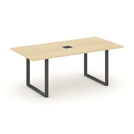 Style Project Direct Direct Стол переговорный SN-6O.SPRG-198 Акация Лорка/Металл Антрацит 1980*980*750 - Фото предпросмотра