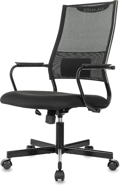 Кресло руководителя Бюрократ CH Balance черный Elastic-102 TW-11 сетка/ткань крестов. металл черный - Вид 2