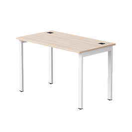 Стол прямой Everprof EVO на металлокаркасе 1180х670х755 мм Дуб Соната/Белый - Фото предпросмотра