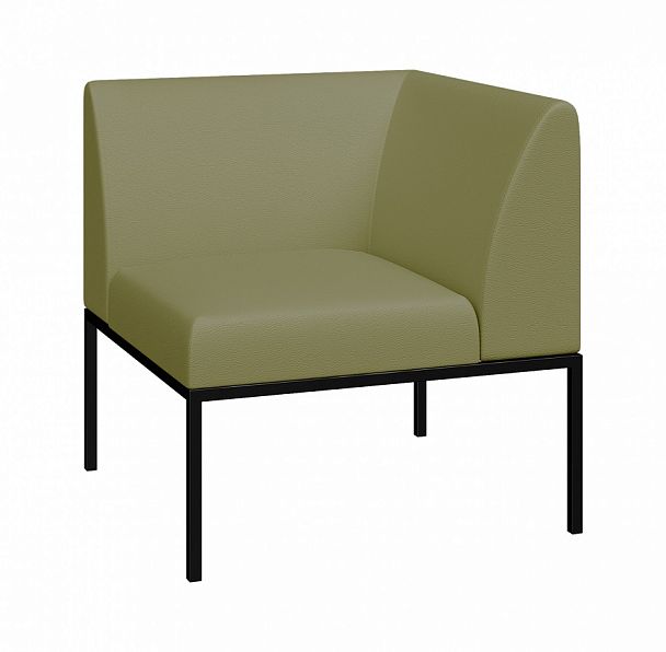 АСТРО Модуль угловой 700*700*740 арт.Ac,орегон 33  фисташковый "Мягкая мебель для кабинета"  ТК-002920003355 фисташковый - Вид 1