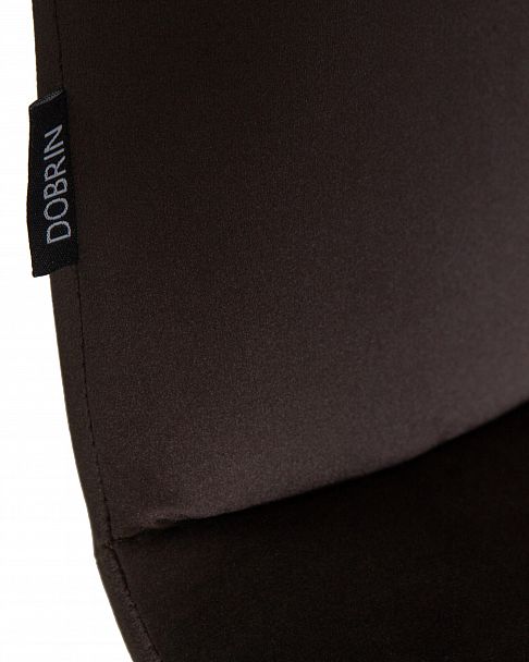 Стул обеденный DOBRIN CHILLY (Эспрессо Holland 74, основание черное) - Вид 9