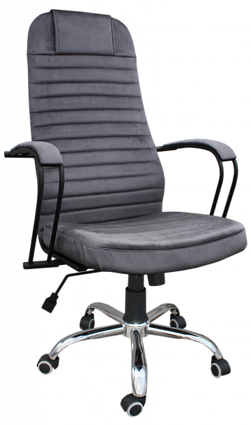 Кресло для персонала "Томас Люкс" хром - Вид 1