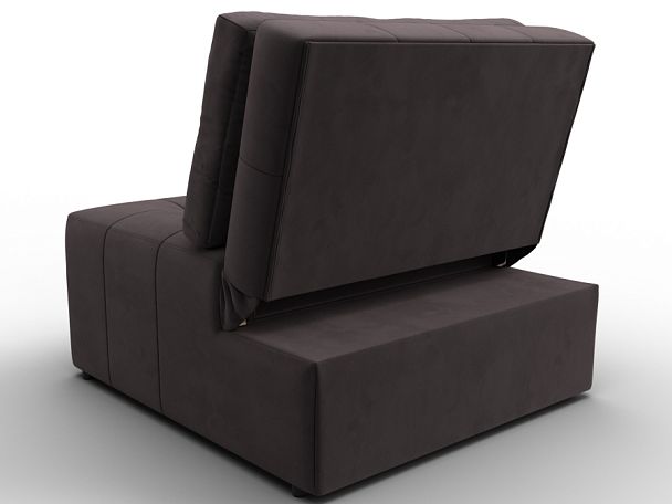 Кресло-кровать Лига-107 (80) Велюр коричневый - Вид 5