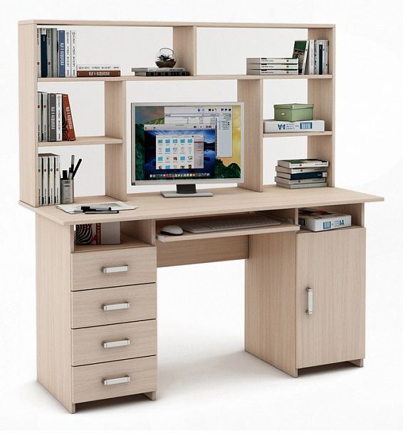 Стол компьютерный Лайт-8К СН - Вид 1