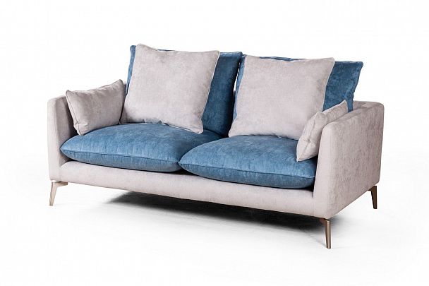 Brussel диван двухместный прямой, замша Breeze - Вид 4