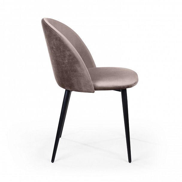 Cтул Thomas, бархат пепельно-бежевый 25 - Вид 4