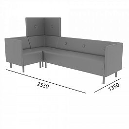 (ska-dmuku3) Диван модульный Скайнет (ska-kmap1 + ska-usmb + ska-d3map1) - Фото предпросмотра