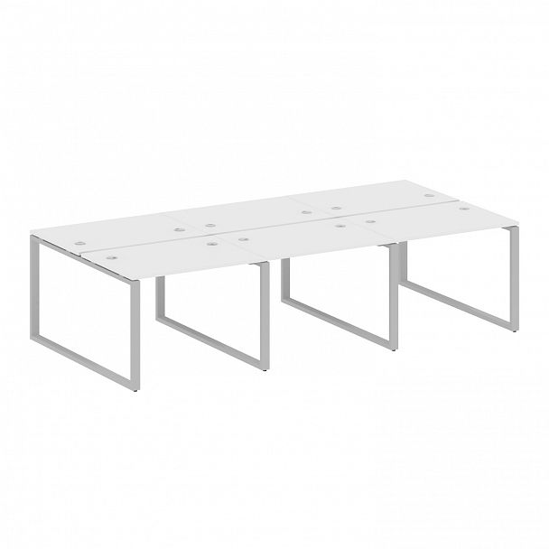 Рабочая станция "Metal System" БО.СМ-6.1 белый/серый - Вид 1