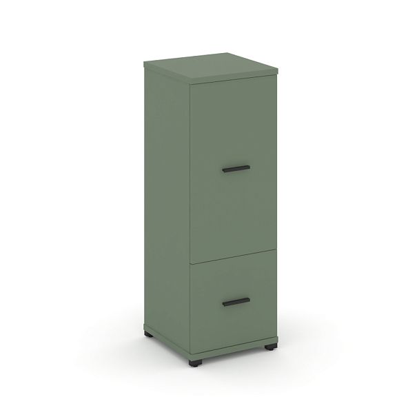 Концепт / Concept Шкаф 1 узкая секция, 3 ниши CN.STU-312 B Кобо/Металл Черный 420*420*1186 - Вид 1