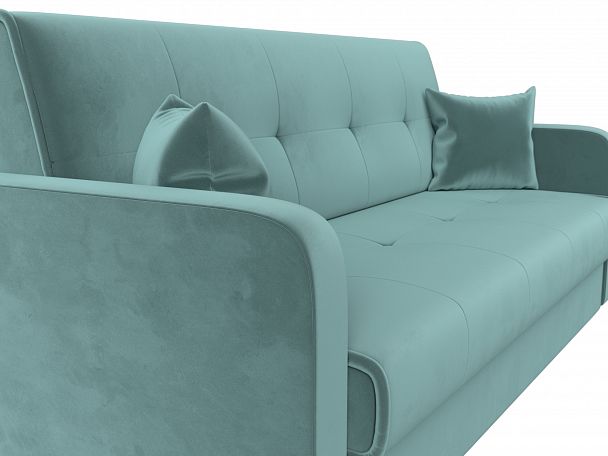 Диван книжка Надежда (полностью велюр бирюзовый) - Вид 4