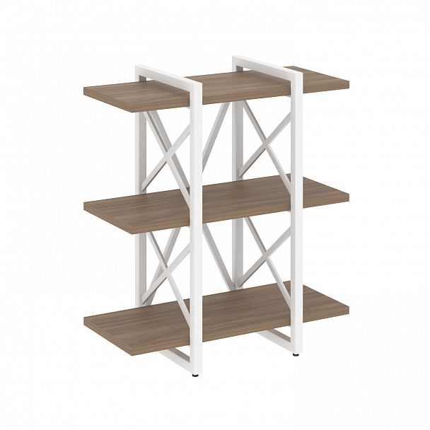 Стеллаж на опорах "Loft" VR.L-MST.O-3.4V дуб аризона/белый - Вид 1