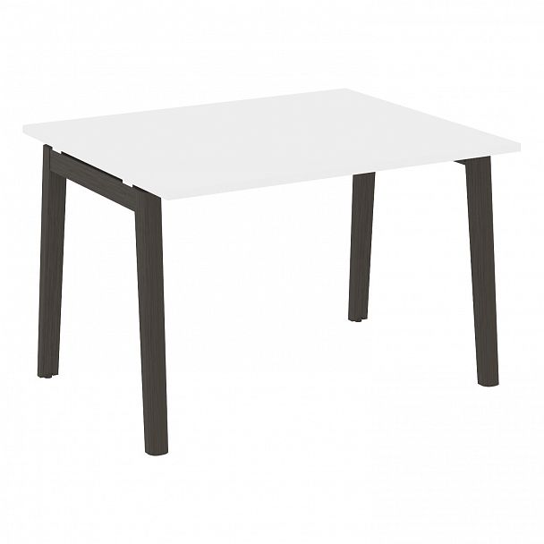 Стол переговорный (1 столешница) "Onix wood" OW.PRG-1.2 белый/дуб темный - Вид 1