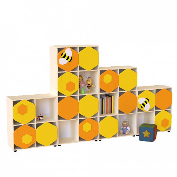 Стенка Соты СФН-014 - Вид 1